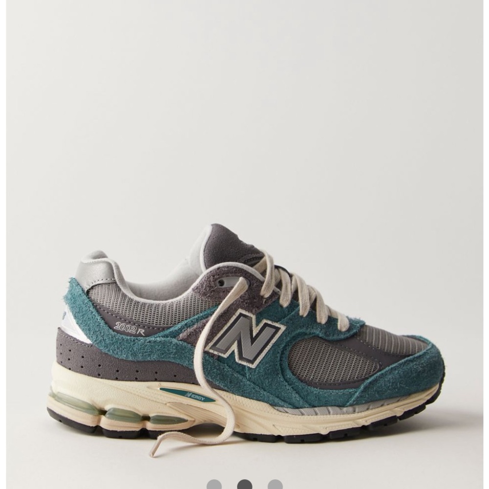 New Balance Gray and Teal Athletic Shoes